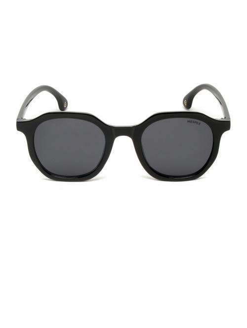 black round full plastic unisex sunglasses - 21511578 - Standard Image - 0