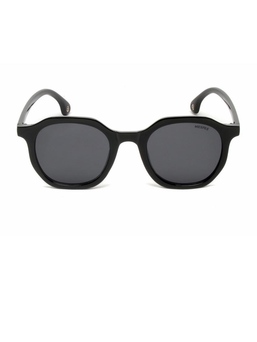 black round full plastic unisex sunglasses - 21511578 - Zoom Image - 0