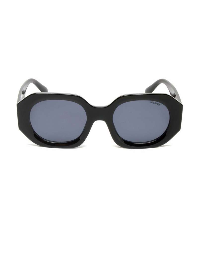 mespee eyewear |black oval full plastic |fashion essentials |branded latest & stylish sunglasses |unisex|medium |zn3633-c1