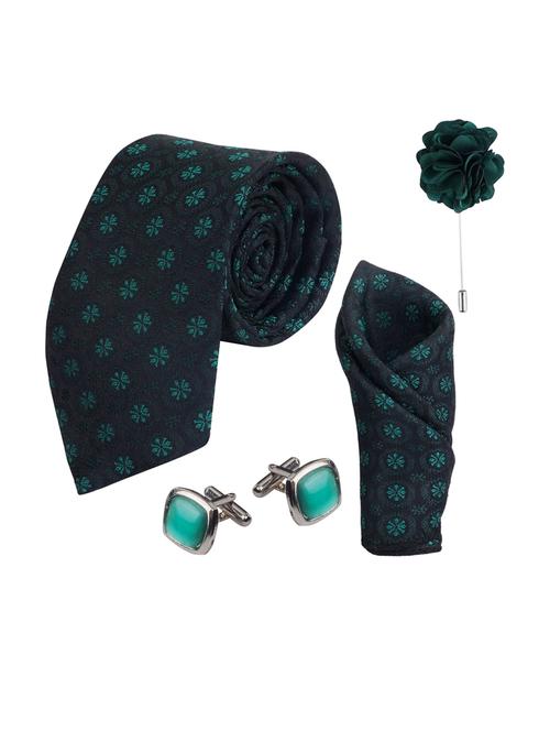 men black printed set of 5 tie - 21511743 -  Standard Image - 0