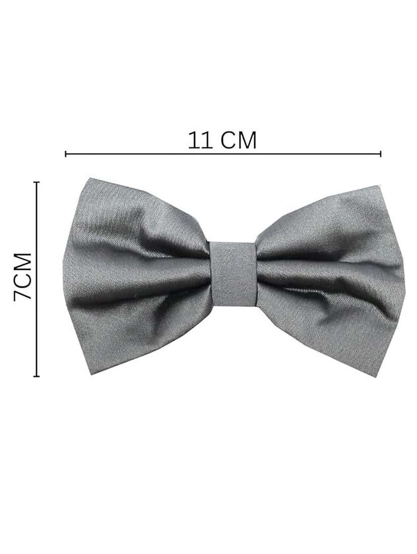 men grey cotton blend bow - 21511807 - Standard Image - 2