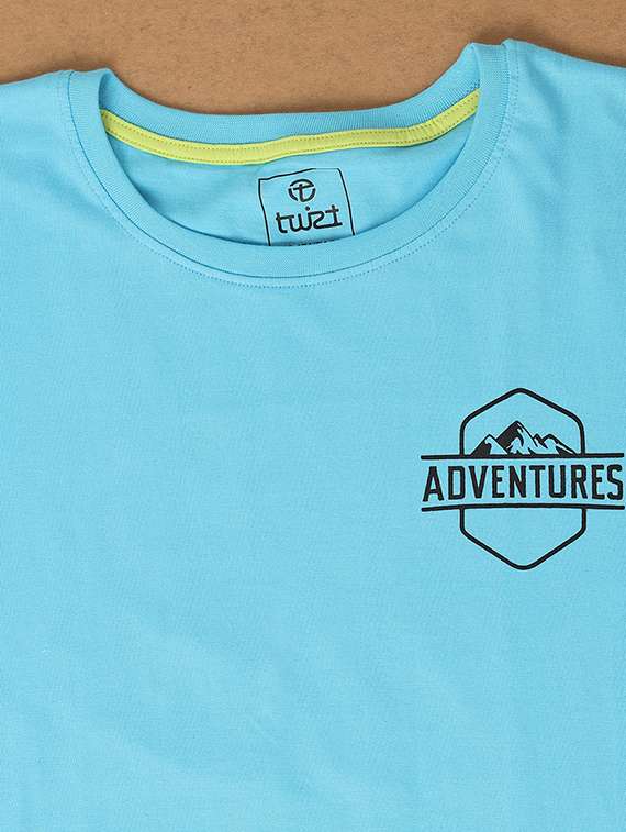 girls blue cotton shorts set  - 21512481 -  Standard Image - 2