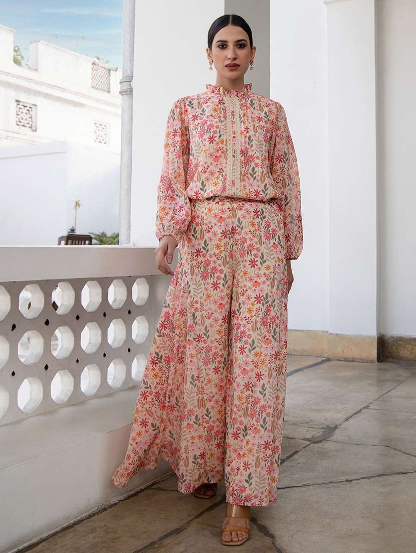 women beige co-ord set - 21512880 -  Zoom Image - 0