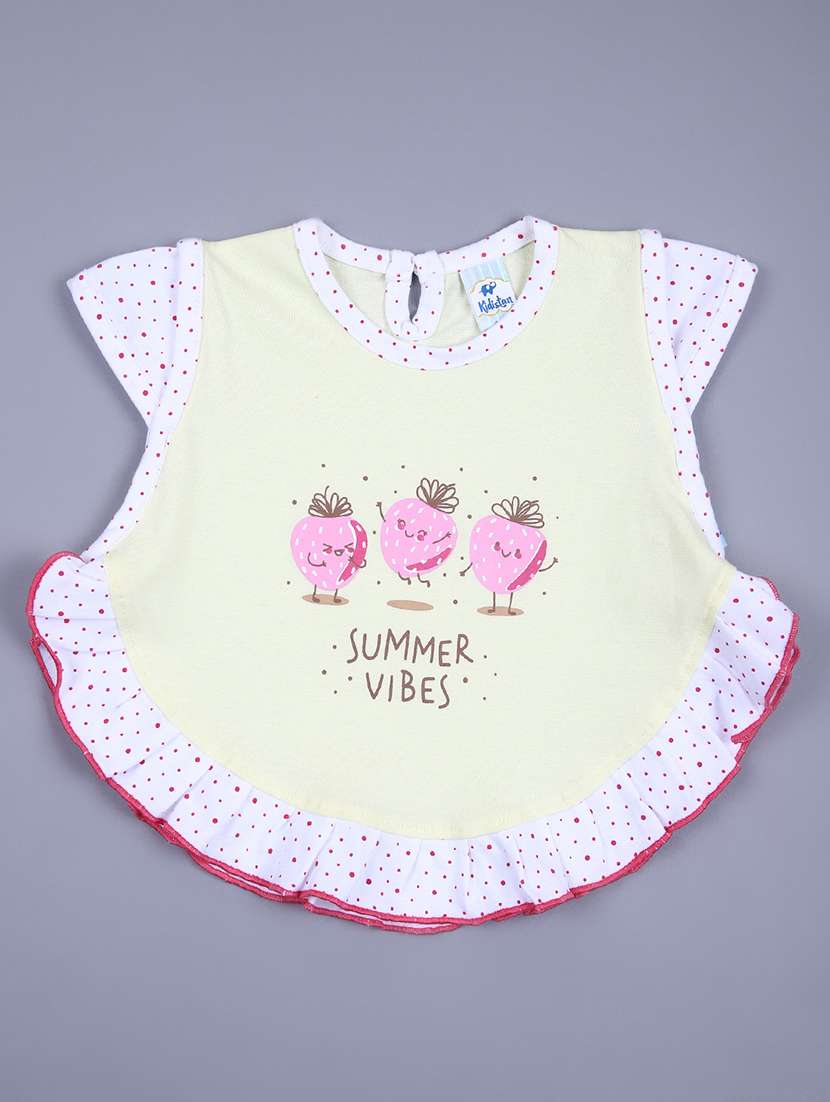 girls printed frock with bloomer set - 21513420 -  Standard Image - 2