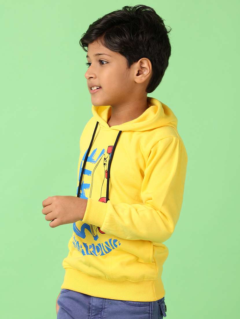 boys front print long sleeve sweatshirt - 21513423 -  Standard Image - 2
