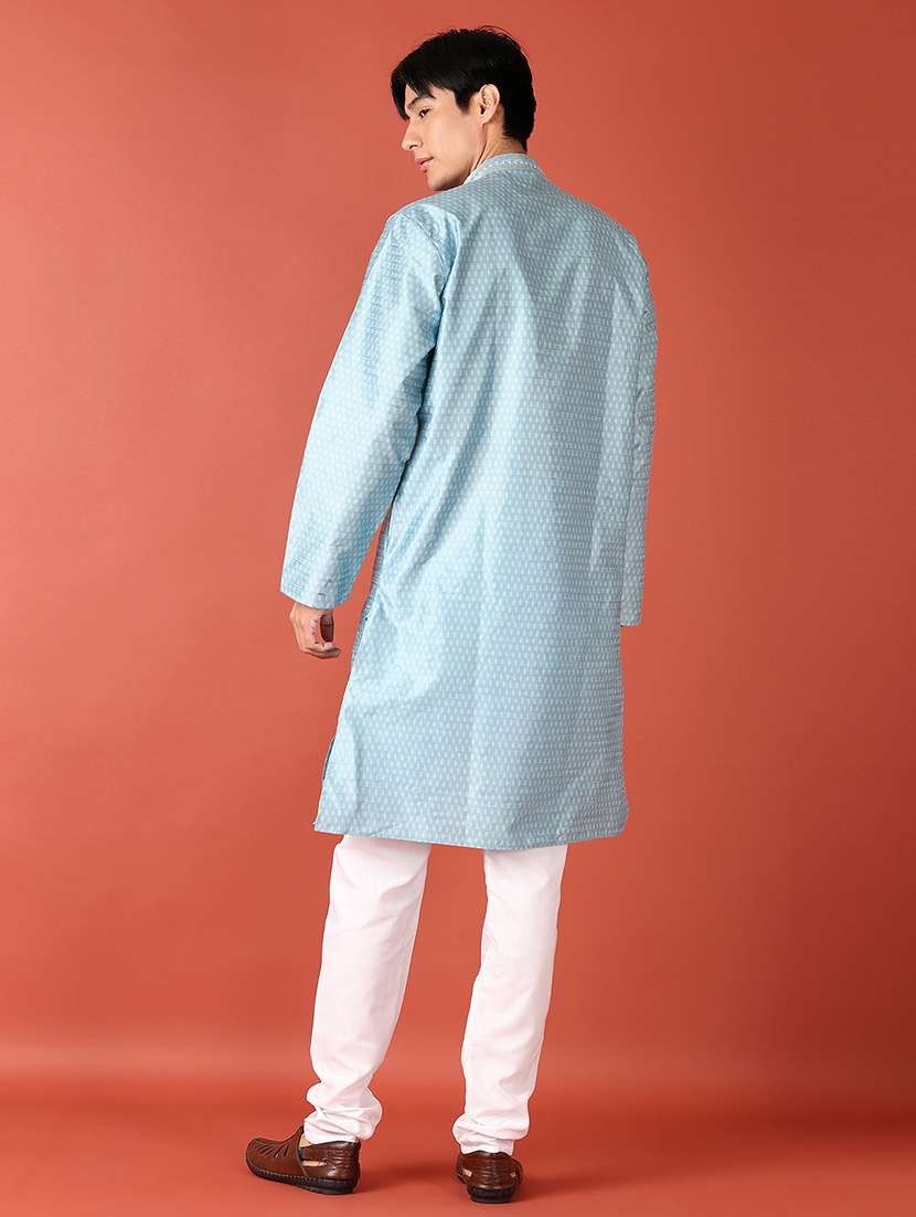 men self design kurta churidar ethnic wear set - 21513454 -  Standard Image - 2
