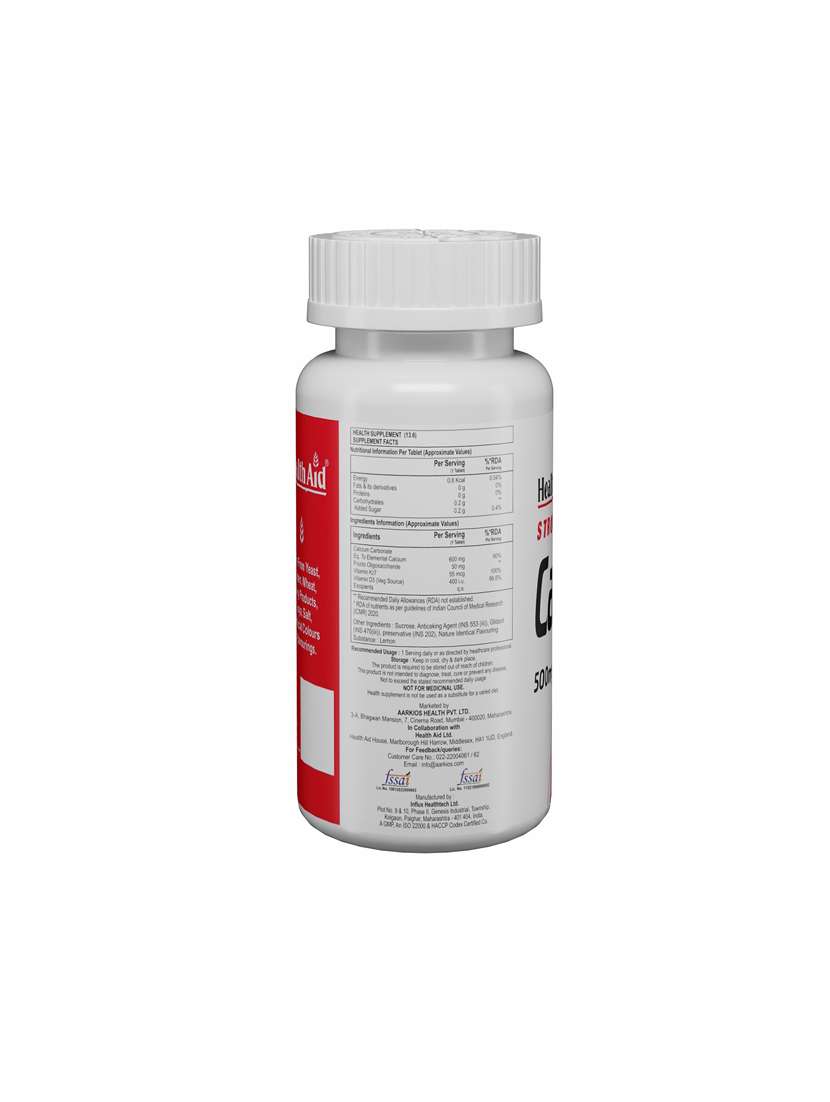 healthaid strong calcium 500mg -30 chewable tablets - 21513794 -  Standard Image - 2