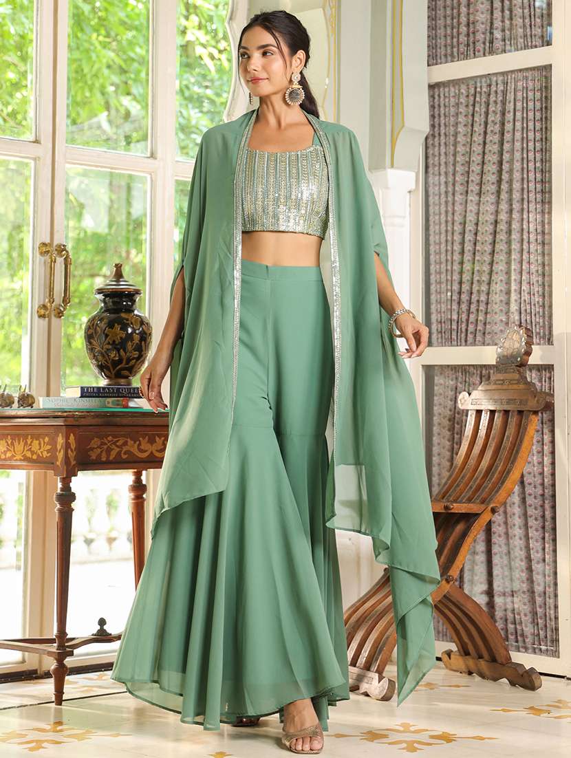 women sea green fusion set - 21514088 -  Standard Image - 2
