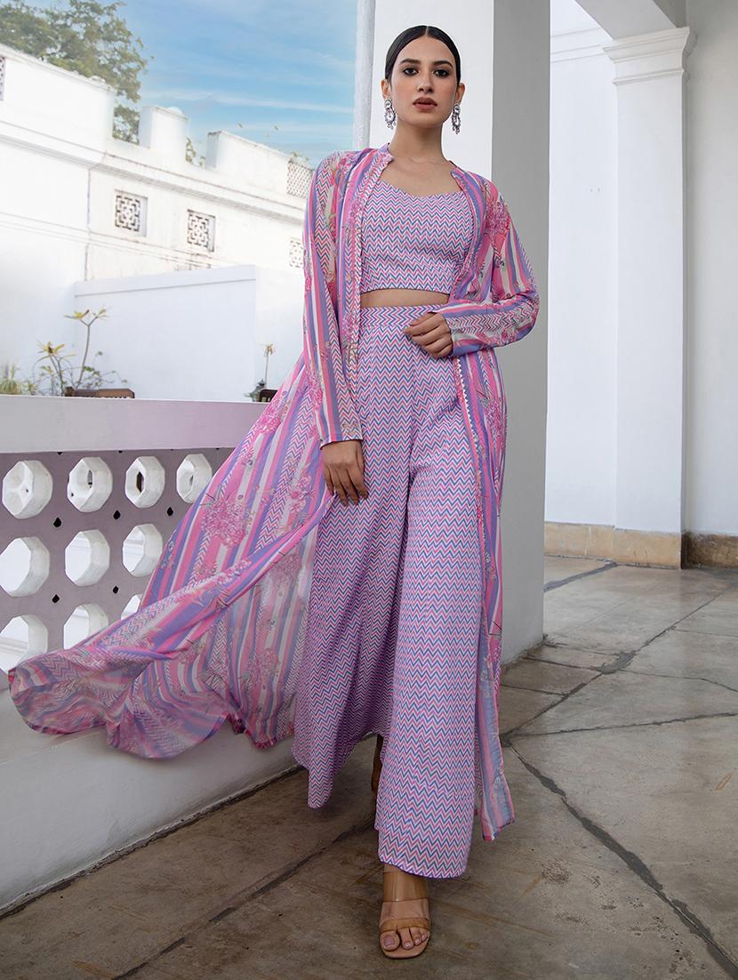 women multi color printed fusion set - 21514149 - Standard Image - 2