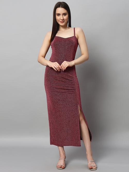 women sleeveless solid bodycon dress - 21514386 - Standard Image - 0