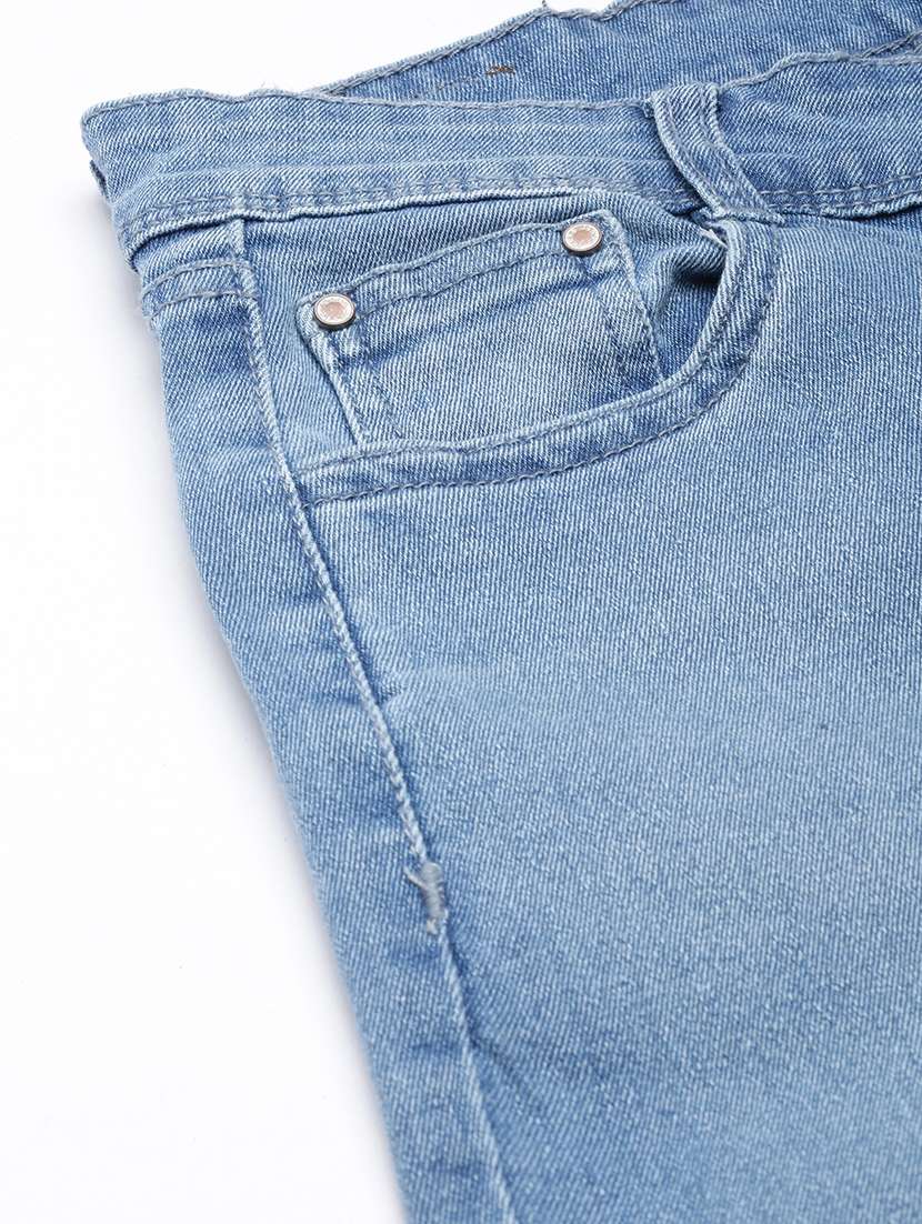 women light blue straight fit jeans - 21514469 -  Standard Image - 7