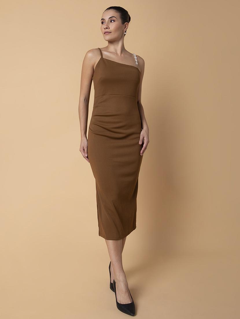 women solid sleeveless sheath dress - 21514528 -  Zoom Image - 0