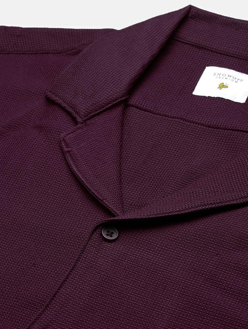 men purple solids co-ord sets - 21514642 - Standard Image - 7