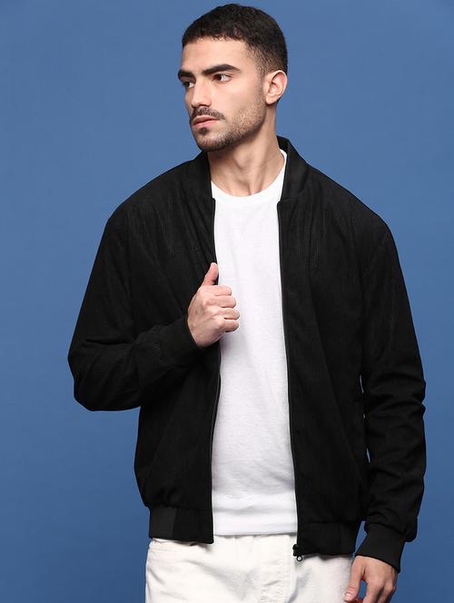 men black long sleeve casual jacket - 21514671 -  Standard Image - 0
