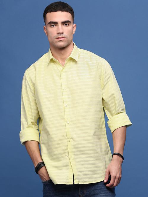 men collared stripes casual shirt - 21514702 - Standard Image - 0