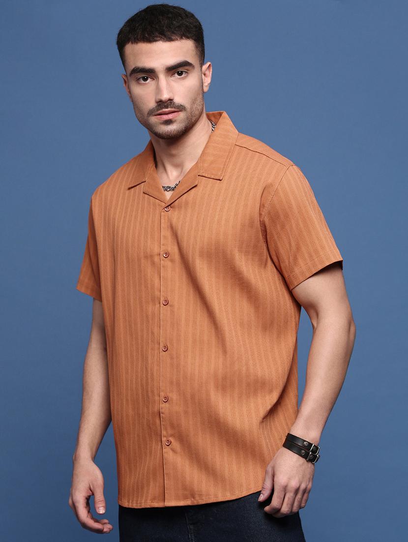 men self design short sleeves casual shirts - 21514719 - Standard Image - 2
