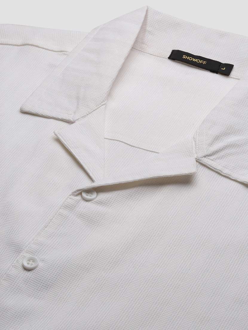 men self design short sleeves casual shirts - 21514720 -  Standard Image - 7