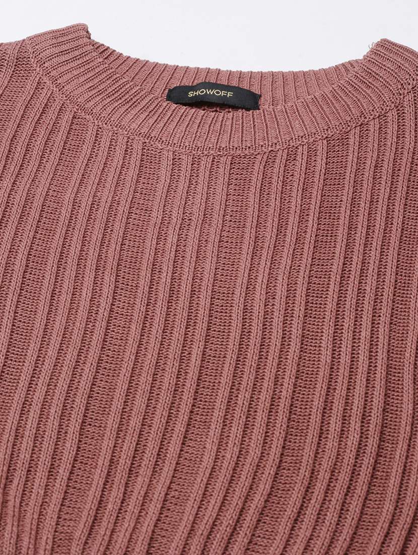 women brown self design blouon top - 21514984 -  Standard Image - 7