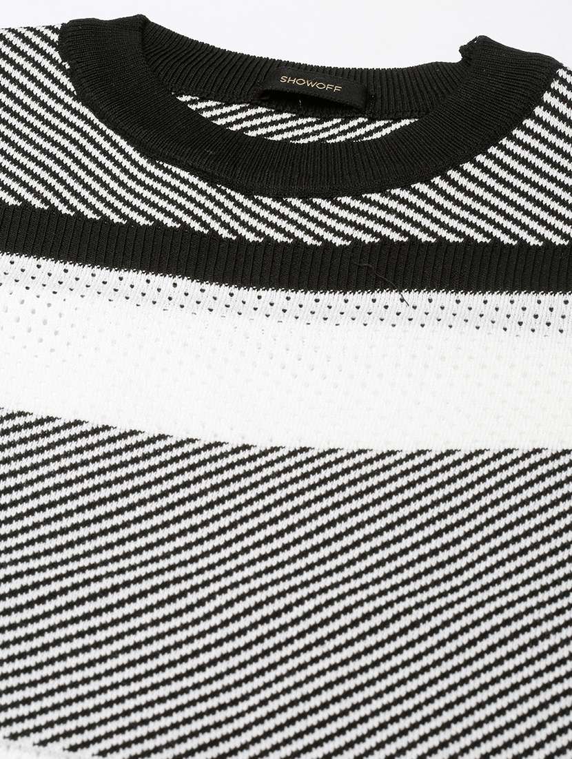 women black crochet regular top - 21514985 -  Standard Image - 7