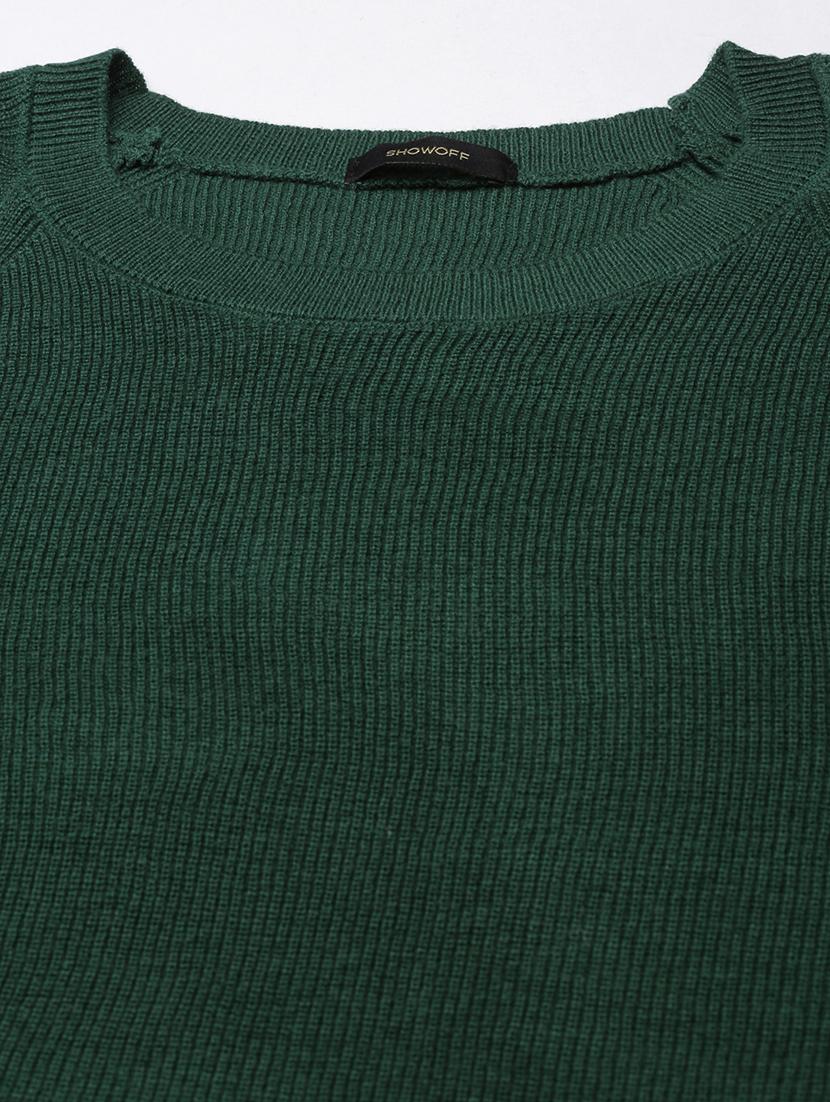 women green solid regular top - 21514999 - Standard Image - 7