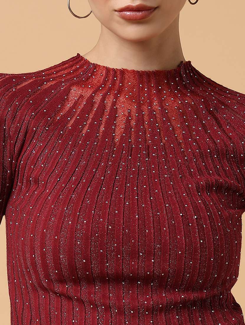 women short sleeve self-designed crop top - 21515077 -  Standard Image - 7