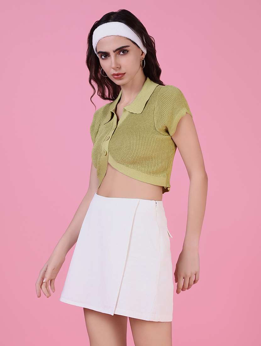 women short sleeve self-designed shirt top - 21515086 -  Standard Image - 2