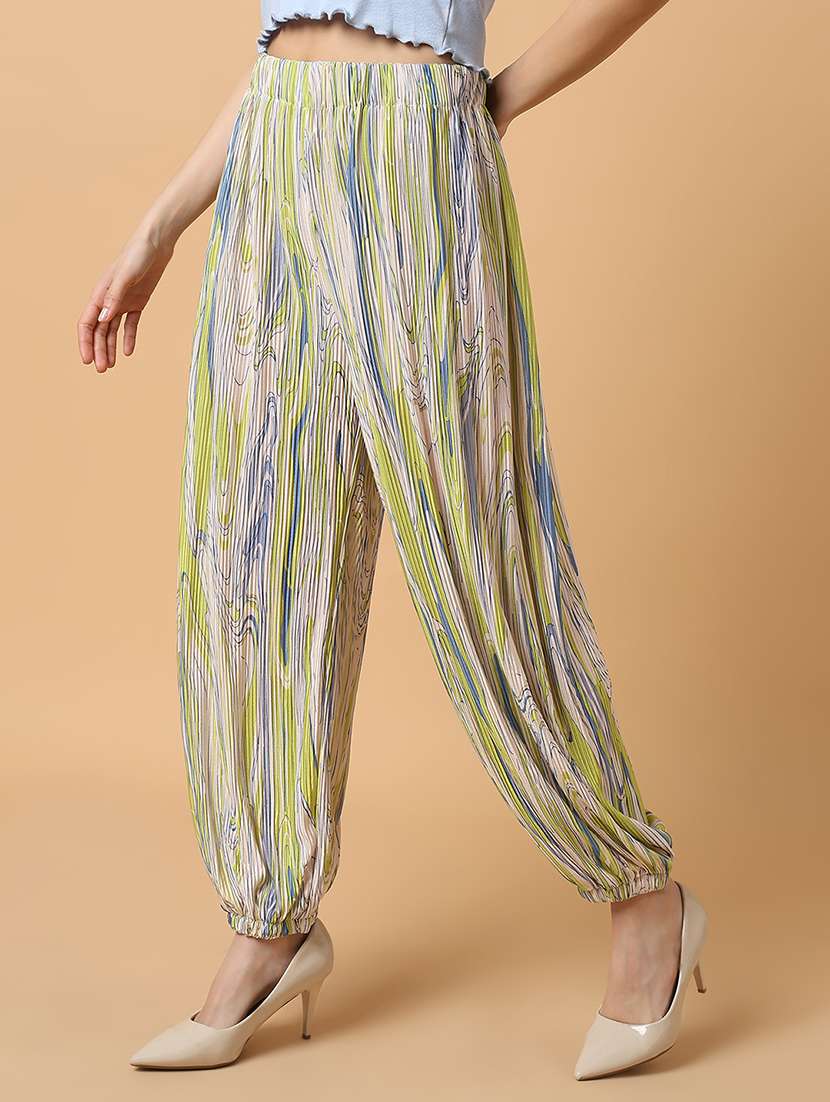 women neo mint printed harem pant - 21515225 -  Standard Image - 2