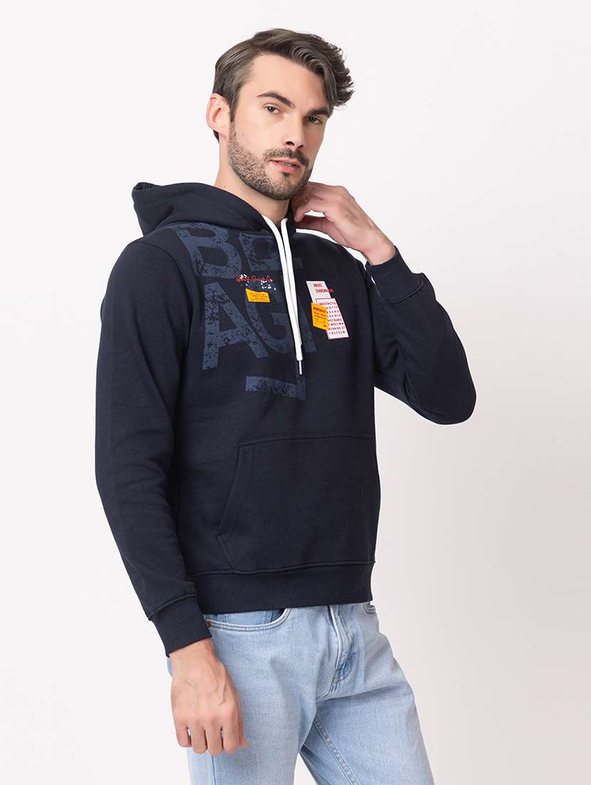 men long sleeves placement print sweatshirt - 21515317 - Standard Image - 2