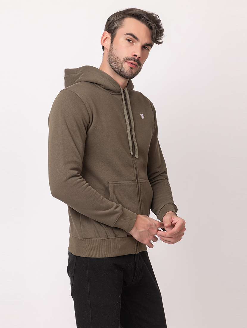 men long sleeves solids sweatshirt - 21515344 - Standard Image - 2