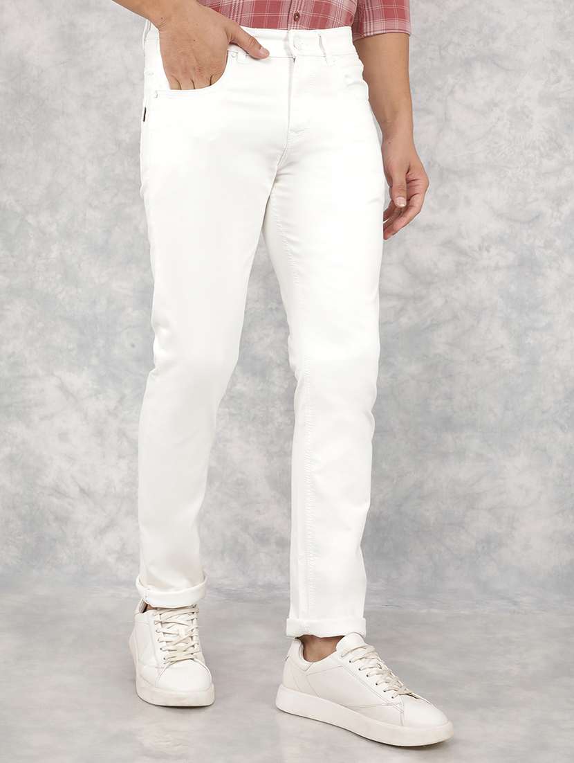 men mid-rise plain slim fit jean - 21517870 -  Standard Image - 2