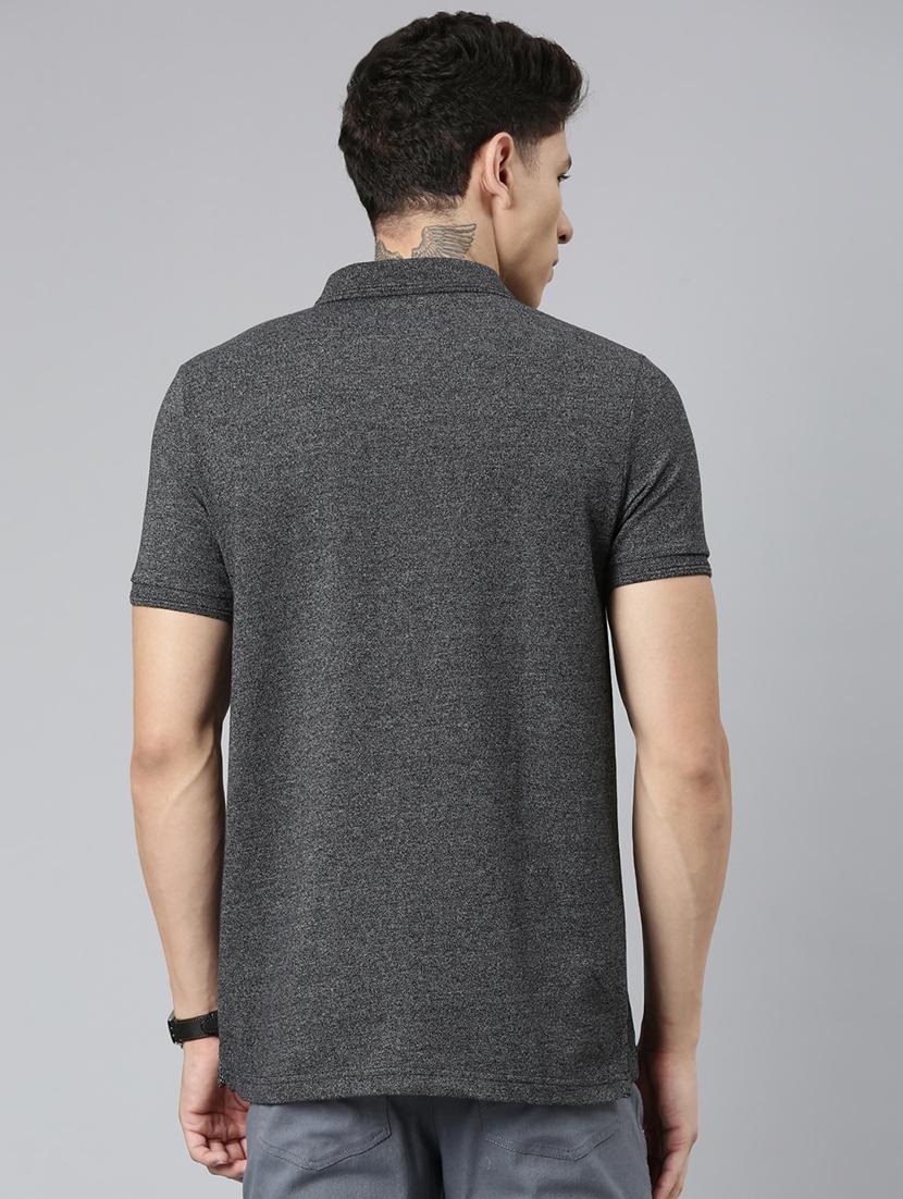 men polo neck plain t-shirt - 21518271 - Standard Image - 2