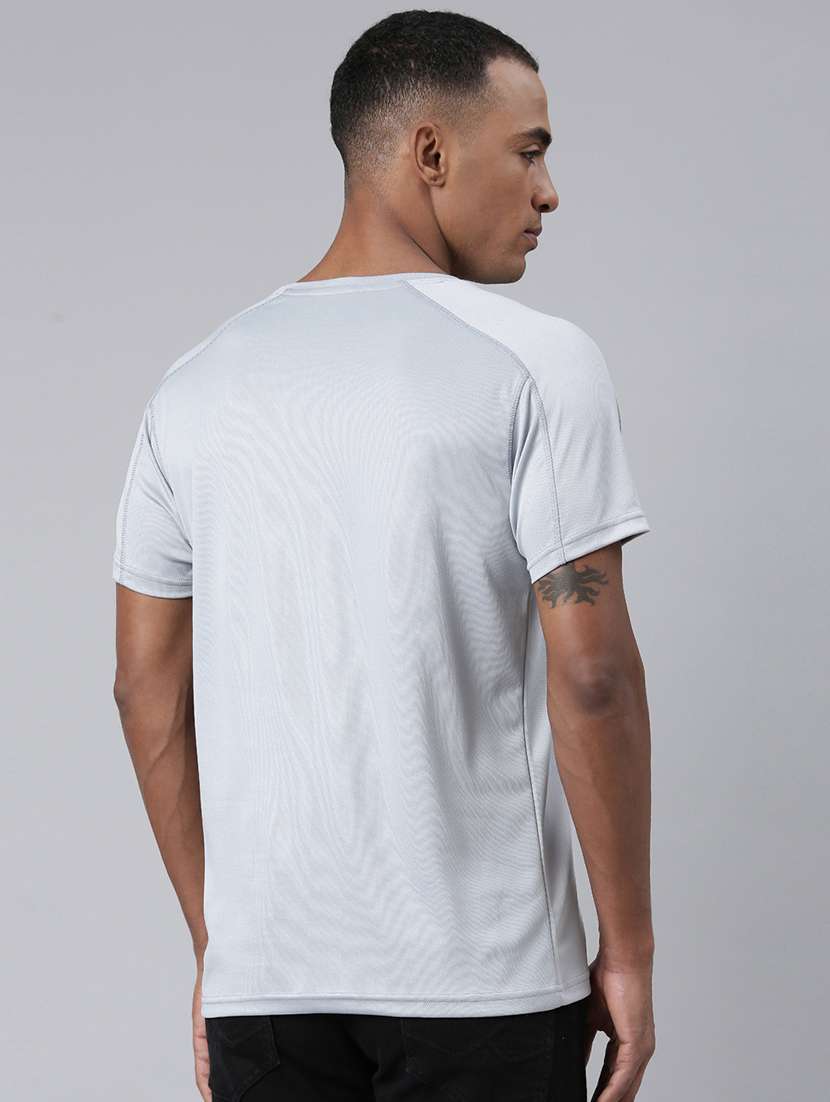 men round neck chest print t-shirt - 21518286 -  Standard Image - 2