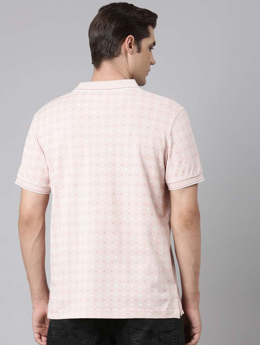men polo neck all over print t-shirt - 21518313 -  Standard Image - 2