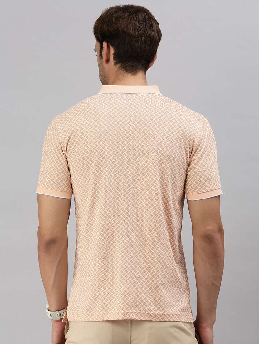 men polo neck all over print t-shirt - 21518341 -  Standard Image - 2