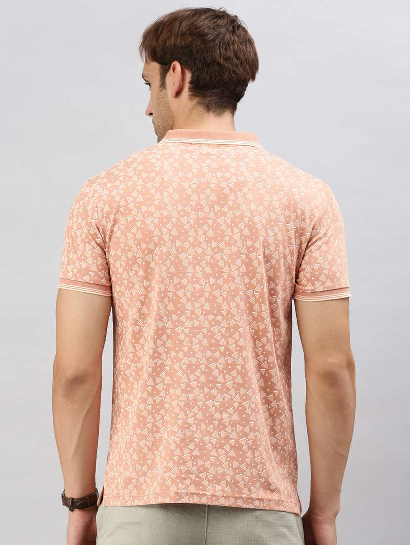 men polo neck all over print t-shirt - 21518346 -  Standard Image - 2