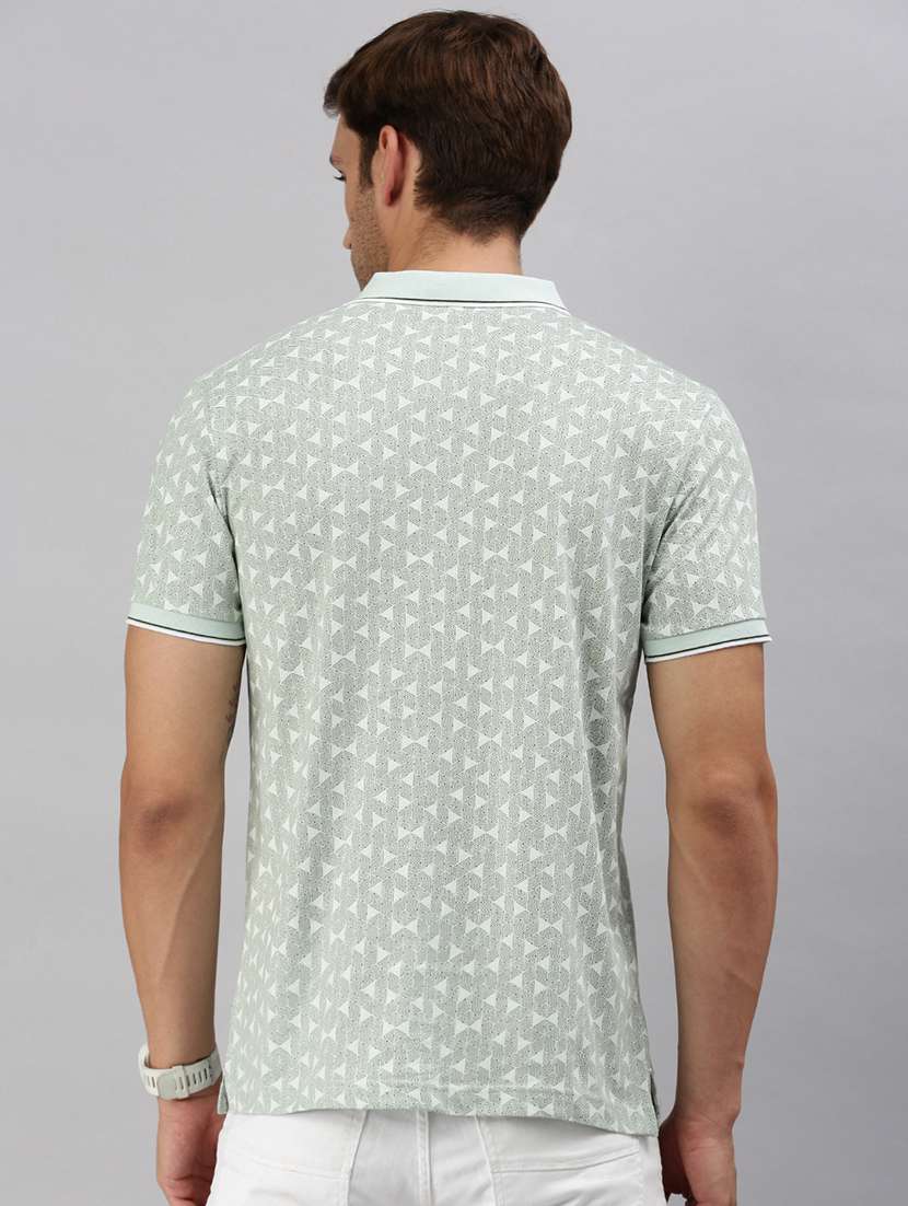 men polo neck all over print t-shirt - 21518347 -  Standard Image - 2