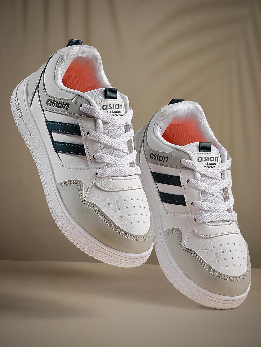 men color block lace up sneakers - 21518755 -  Zoom Image - 0