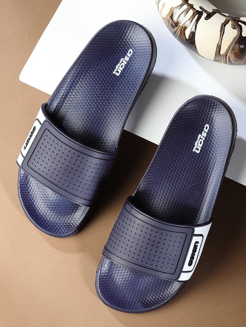 men navy slip on slipper - 21518773 - Zoom Image - 0