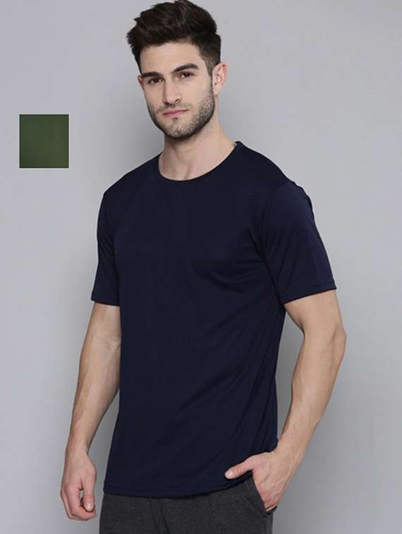 men pack of 2 solids short sleeves t-shirts