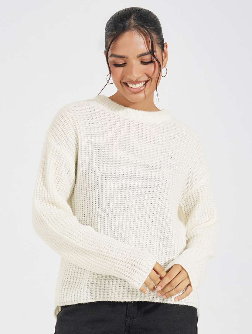 women long sleeve self-designed pullover