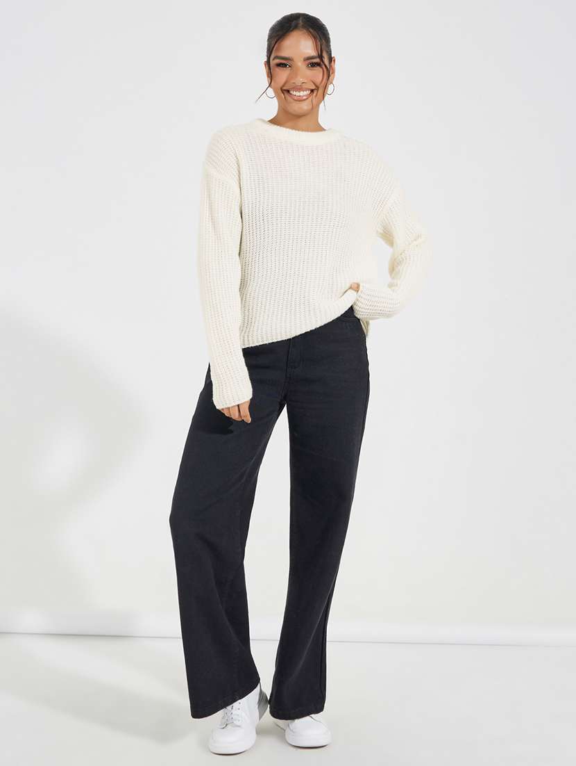 women long sleeve self-designed pullover - 21518890 -  Standard Image - 2