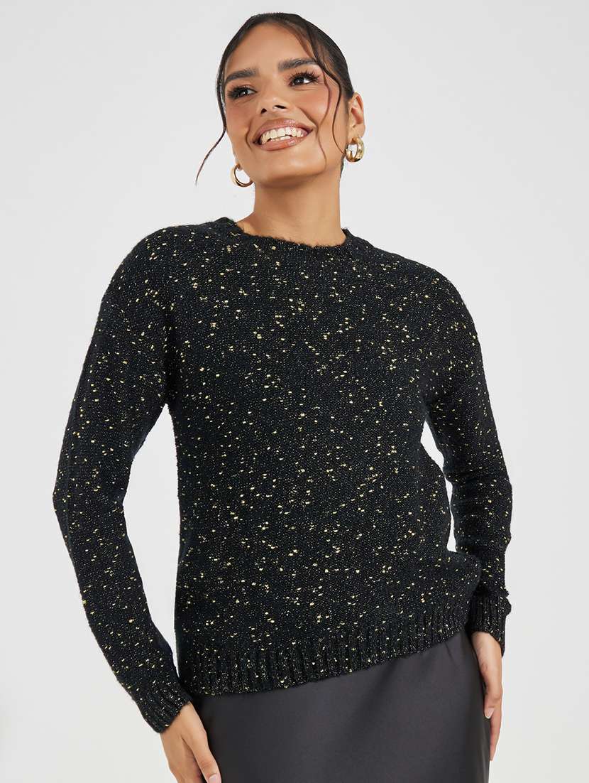 women long sleeve self-designed pullover