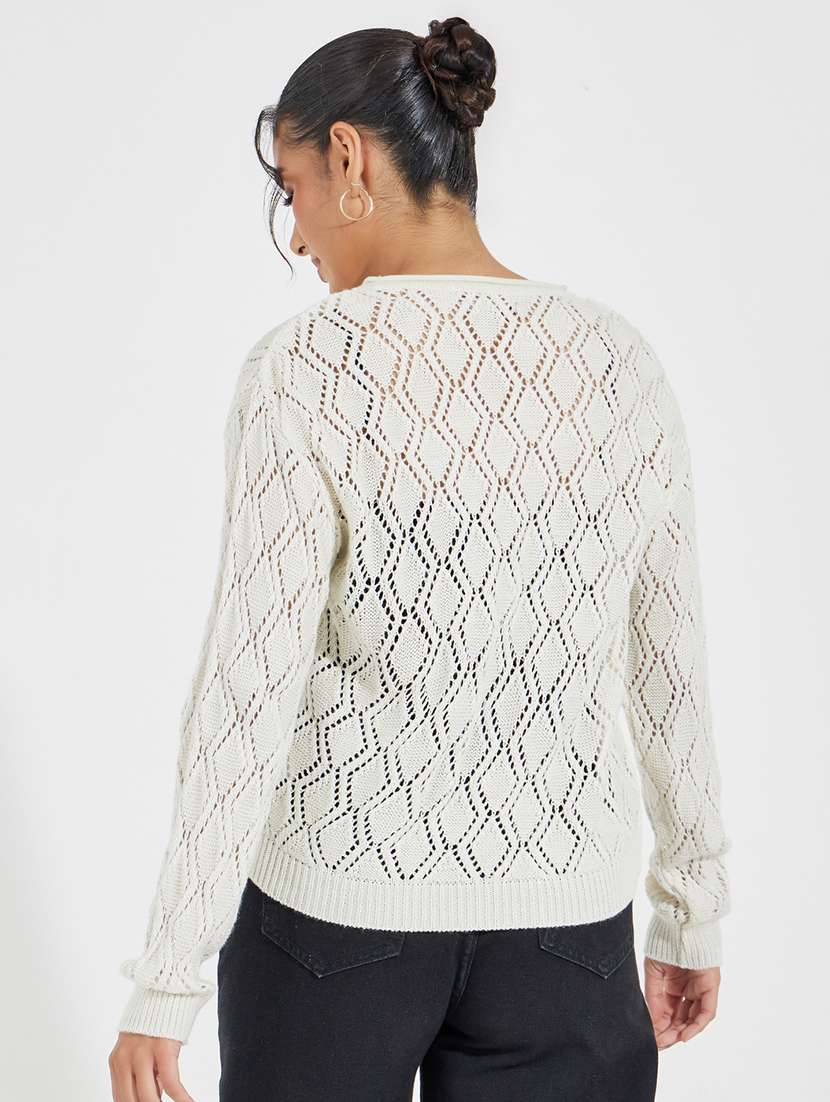 women long sleeve self-designed pullover - 21518895 -  Standard Image - 2