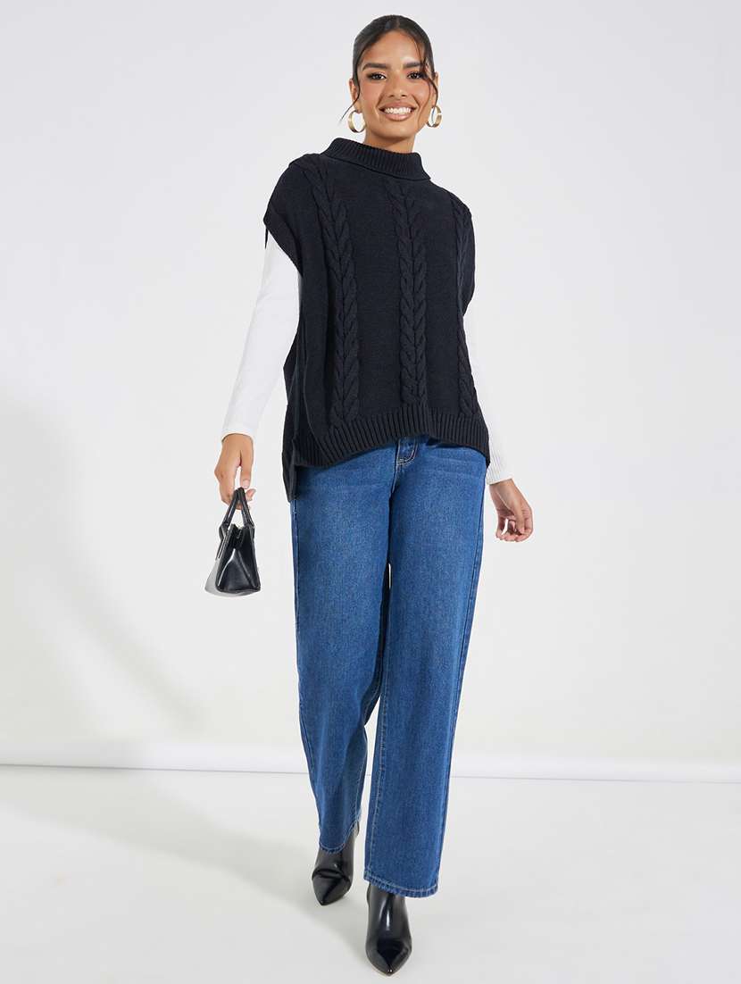 women long sleeve self-designed pullover - 21518898 - Standard Image - 2