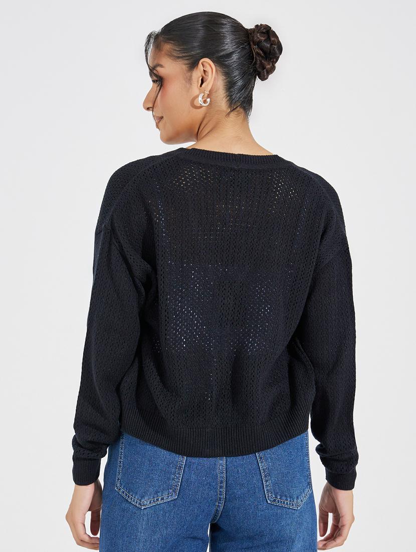 women long sleeve self-designed cardigan - 21518899 - Standard Image - 2