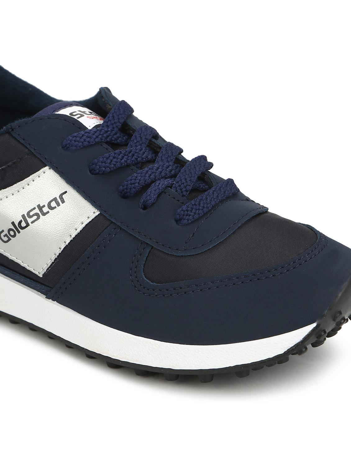 men navy blue running sport shoes - 21518949 - Standard Image - 2