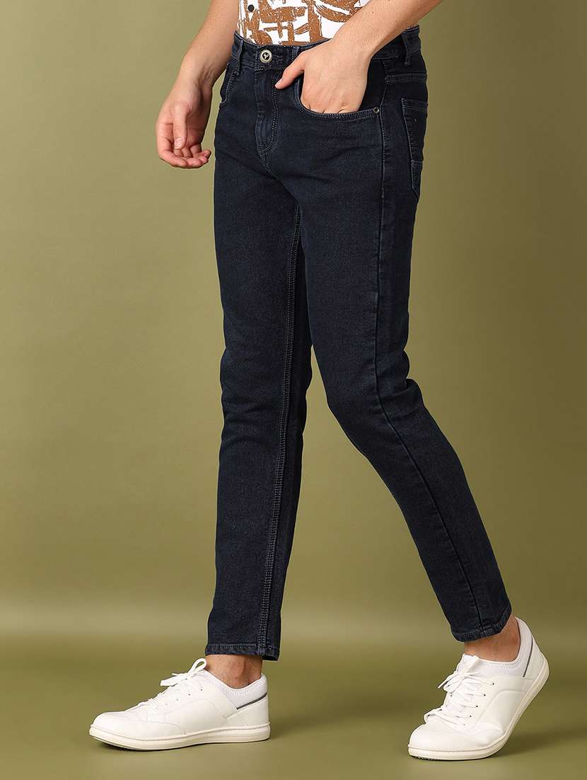 men mid rise plain jeans - 21519232 -  Standard Image - 2