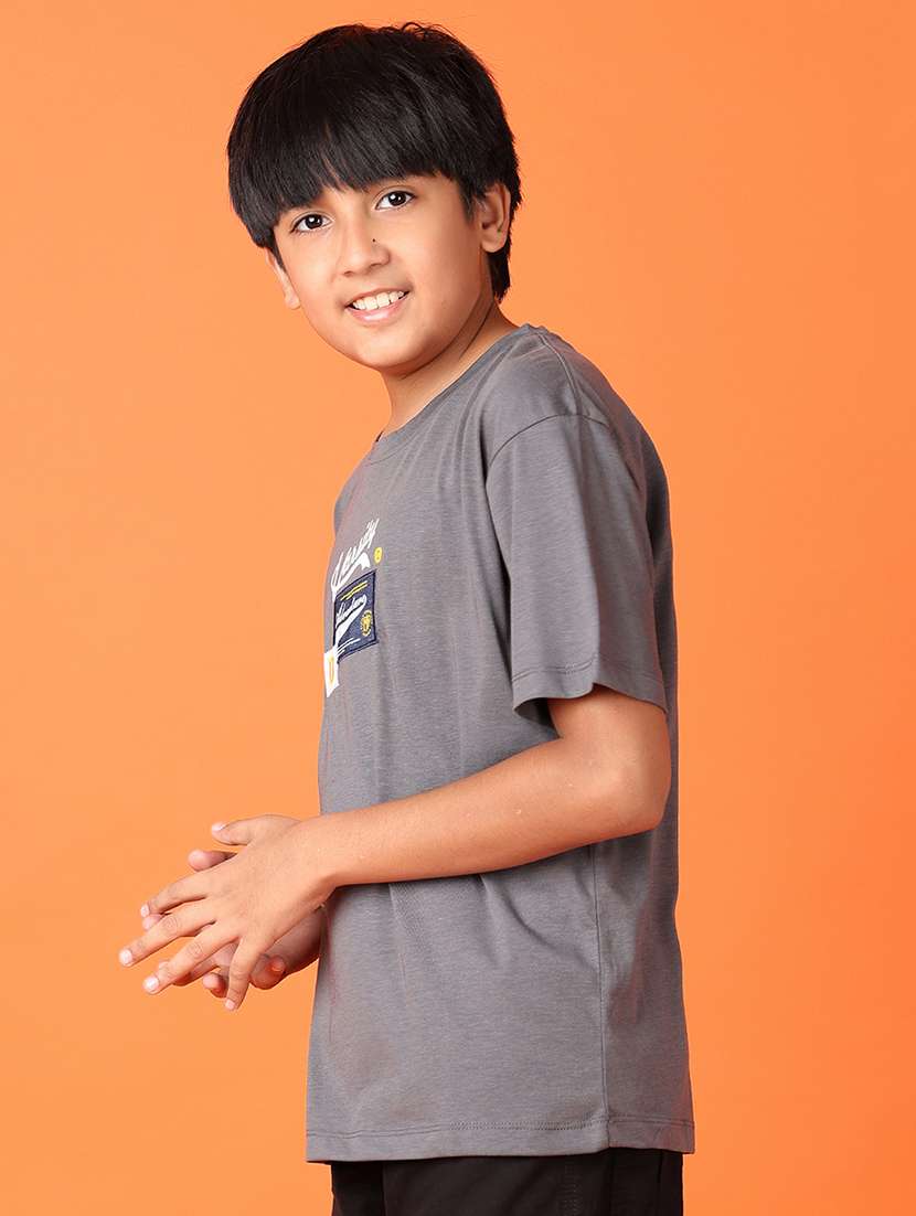 boys short sleeves front & back print t-shirt - 21519334 -  Standard Image - 2