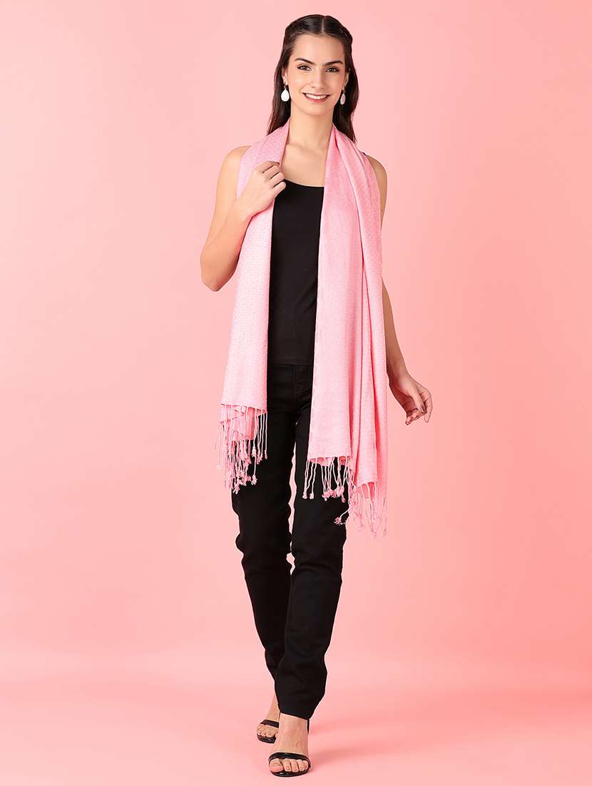 women self design winter stole - 21519448 -  Standard Image - 2