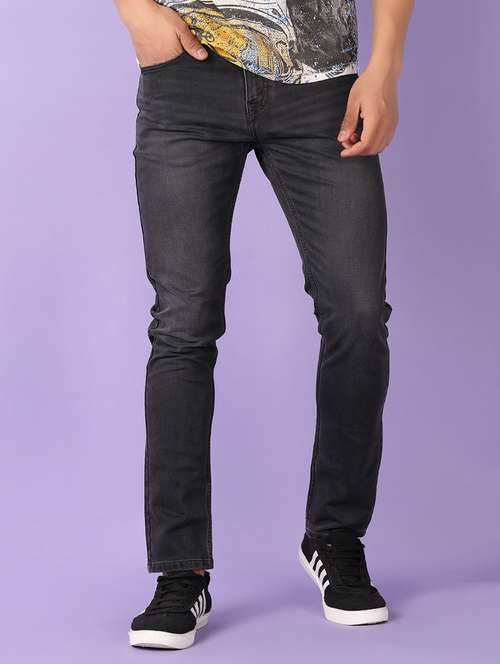 men solid mid rise slim fit jean - 21519561 -  Standard Image - 0